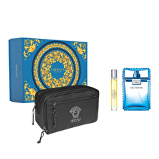 Versace Set Versace: Eau Fraiche Eau De Toilette For Men 100ml & Eau Fraiche Eau De Toilette For Men 10ml & Gwp Textile Pouch Black