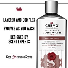 Cremo Bourbon & Oak Shower Gel 473ml
