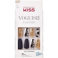 Kiss Adhesive Nails Voguish Fantasy Nails New York 28 Pcs