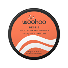 Woohoo Bestie Solid Body Moisturiser (for Dry Skin & Tattoo Care) 70g