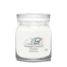 Yankee Candle Aromatic Candle Signature Glass Medium Soft Blanket 368 G