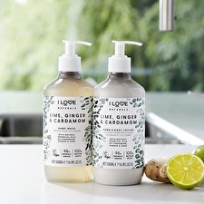 I Love Naturals Collection Vegan Moisturizing Lime Ginger & Cardamom Lotion For Hands & Body 500ml