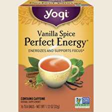 Herbal Tea Bags Vanilla Spice Perfect Energy 16pk