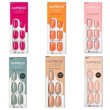 Kiss Self-adhesive Nails Impress Color Mc Winery In Nyc 30 Pcs