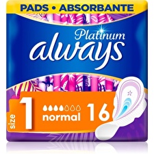 Always Ultra Platinum Normal Duo Sanitary Napkins 16 Pcs