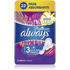 Always Ultra Platinum Night Sanitary Pads 22 Pcs