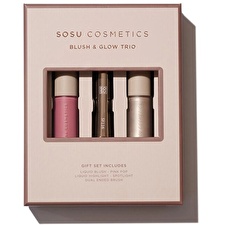 SOSU Cosmetics Gift Set Of Decorative Cosmetics Blush & Glow Trio