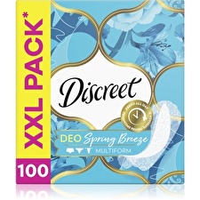 Discreet Spring Breeze Multiform Panty Liners 100 Pcs