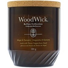 WoodWick Scented Candle Renew Glass Medium Ginger & Turmeric 184 G