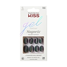 Kiss Gel Nails Gel Fantasy Magnetic 28 Pcs