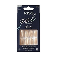 Kiss Gel Nails Gel Fantasy Allure (moonbeam) 28 Pcs