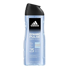 Adidas Dynamic Pulse Refreshes Shower Gel Body Face Hair All Skin Types 400ml