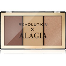 Makeup Revolution Alagia Face Like Alagia Highlight & Bronze Palette - Konturovací Paletka 7 5 G 0.0g