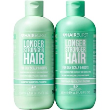 Hairburst Longer Stronger Hair Oily Scalp & Roots Set - Sada Na Mastné Vlasy 350ml