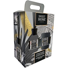 Sweet Home Collection Gift Set Of Aroma Diffuser With Candle Shades Of Grey
