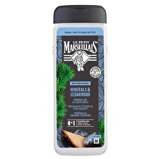 Le Petit Marseillais Minerals & Cedarwood Shower Gel - 4in1 Shower Gel 400ml