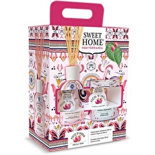Sweet Home Collection Gift Set Of Aroma Diffuser With Candle Prickly Pear