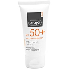 Ziaja Tinted Cream For Normal Skin Spf 50+ Natural Shade (tinted Cream) 50ml