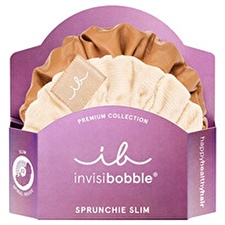 Invisibobble Hair Band Sprunchie Slim Premium Creme De Caramel 2 Pcs