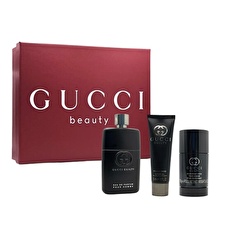Gucci Guilty Pour Homme Gift Set Eau De Parfum Spray 90ml Deodorant Stick 75ml Shower Gel 50ml