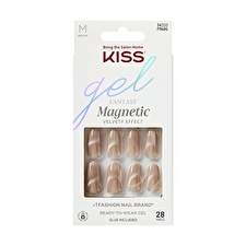 Kiss Gel Nails Gel Fantasy Magnetic (drama) 28 Pcs