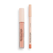 Makeup Revolution Set Makeup Revolution: Liquid Lipstick Stunner 3ml & Precision Lip Liner Stunner 1 G