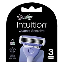 Wilkinson Sword Intuition Quattro Sensitive - Replacement Heads 3.0ks