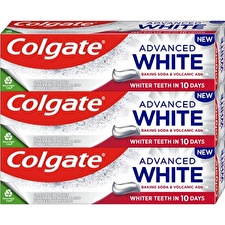 Colgate Advanced White Baking Soda & Volcanic Ash Trio Whitening Toothpaste 3x 75ml