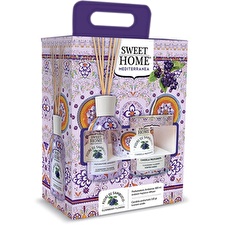 Sweet Home Collection Gift Set Of Aroma Diffuser With Candle Elderberry Flowers