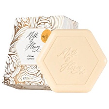 Oriflame Cream Soap Milk & Honey Gold (creamy Soap Bar) 90 G