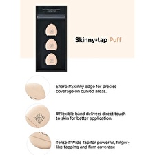 Jung Saem Mool Skinny-Tap Puff Set - 3 pcs