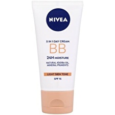 Nivea Beautifying Moisturizing Cream 5 In 1 Bb Cream Spf 15 (5in1 Beautifying Moisturizer) 50ml - Shade: Dark
