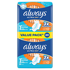 Always Ultra Day Normal Duo Sanitary Napkins 20 Pcs
