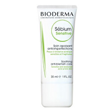 Bioderma Moisturizing Soothing Cream For Dry And Irritated Skin Treatment Acne Sensitive (soothing Anti-blemish Care) 30ml