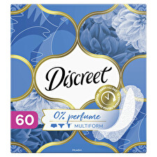 Discreet Air Multiform Panty Liners 60 Pcs