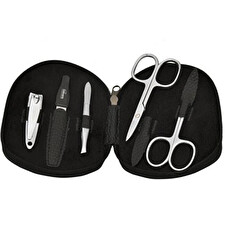 DuKaS Black Men´s Manicure Solingen Artificial Leather Pl112