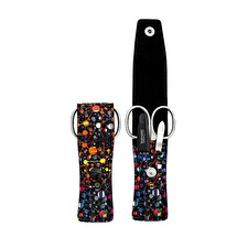 DuKaS Travel Manicure Set 3-piece Black Colorful Pl 872