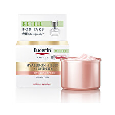 Eucerin Refill For Anti-aging Day Cream Spf 30 Hyaluron-filler+elasticity (day Rosé Cream Refill) 50ml
