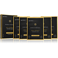 Korika Set Of Cleansing Sheet Masks With Jeju Honey And Aha Bha Complex Korean Heritage 5 × 25 G