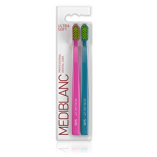 Mediblanc Ultra Soft Pink/blue - Toothbrush 2 Pcs