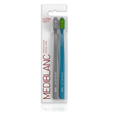 Mediblanc Ultra Soft Grey/blue - Toothbrush 2 Pcs