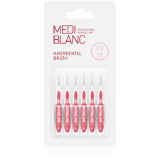 Mediblanc I-shape Interdental Brush 0.4 Mm (pink) 6.0ks