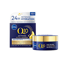 Nivea Anti-wrinkle Extra Nourishing Night Cream Q10 Power 50ml