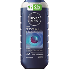 Nivea Men Total Relax Body Face & Hair Shower Gel 250ml