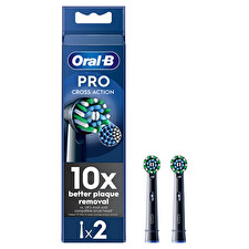 Oral B Replacement Head For Cross Action Eb50 Black 2 Pcs