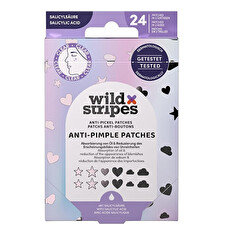 Wild Stripes Hydrocolloid Acne Patches With Salicylic Acid Holo Clear (anti-pimple Patches) 24 Pcs
