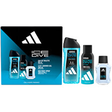Adidas Ice Dive - Eau De Toilette Spray 50ml & Shower Gel 250ml & Deodorant Spray 150ml