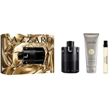 Azzaro The Most Wanted Intense - Eau De Parfum 100ml & 2in1 Shower Gel And Shampoo 75ml & Eau De Parfum 10ml
