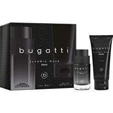 Bugatti Dynamic Move Black - Eau De Toilette 100ml & Shower Gel 200ml