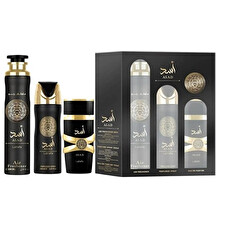 Lattafa Perfumes Asad Dárková Sada Eau De Parfum 100ml Deospray 200ml A Osvěžovač Vzduchu 300ml 100ml